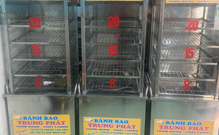 Tủ bánh bao Trung Phát